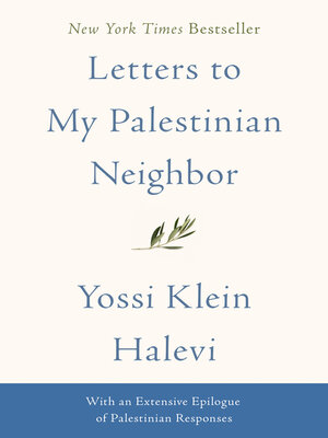 cover image of Letters to My Palestinian Neighbor